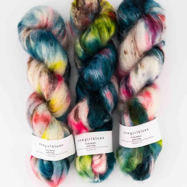 Cowgirlblues Fluffy Madonna Mohairwolle pink meliert