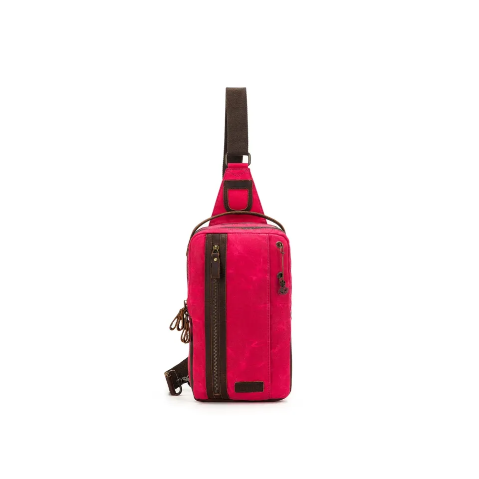 della Q Maker's Mini Messenger Projekttasche Vivid Rose wasserabweisend