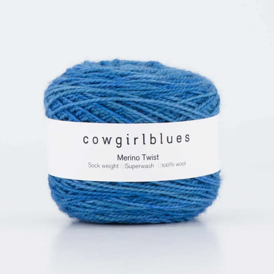 Cowgirlblues Merino Twist Guinea Fowl Garn 50g handgefärbt
