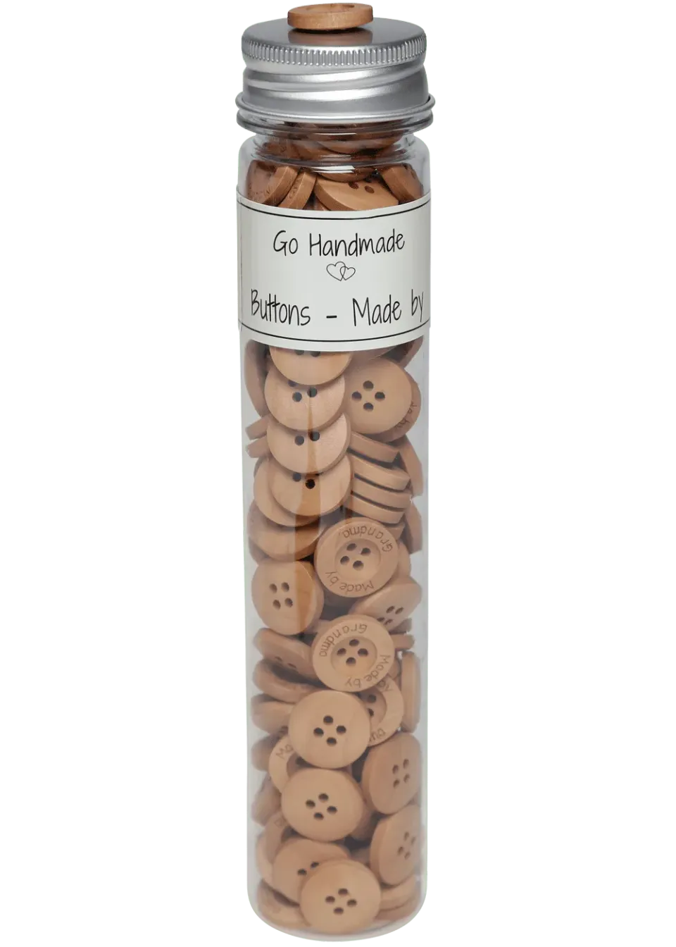 Go Handmade Made by Grandma Knöpfe 18mm Flasche 145 Stück