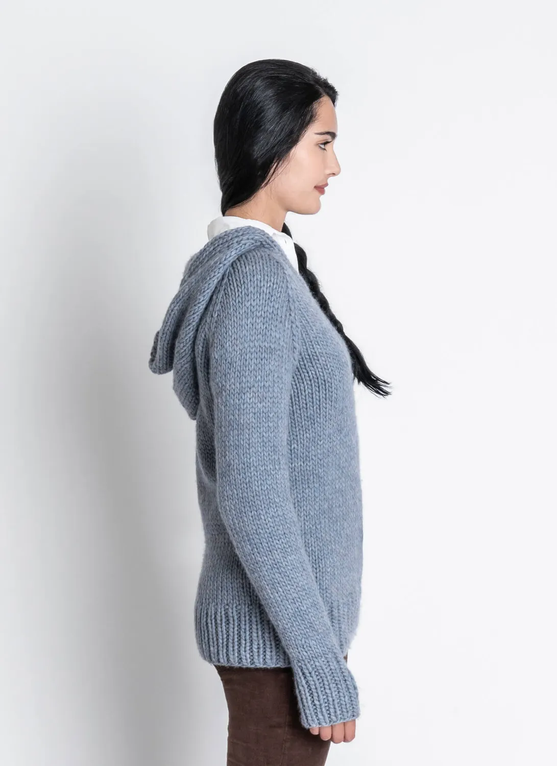 Blue Sky Fibers Classic Series Fleming Hoodie 202339 Strickanleitung Hoodie