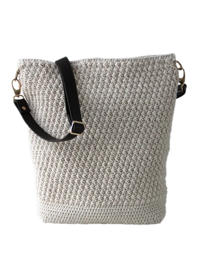 Go Handmade Star Stitch Häkelanleitung Tasche 32 cm