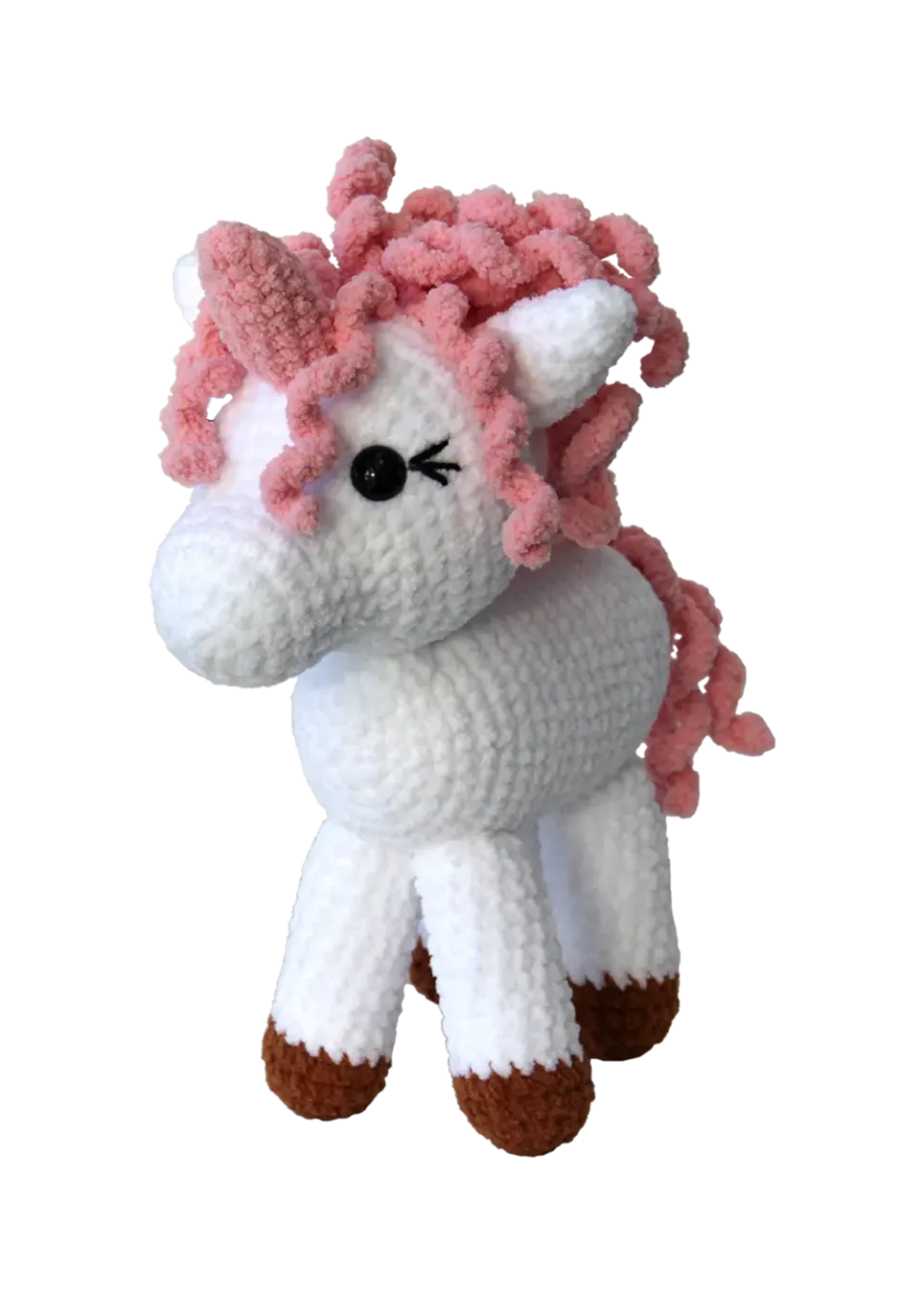 Go Handmade Licorne Einhorn Häkelanleitung 25 cm