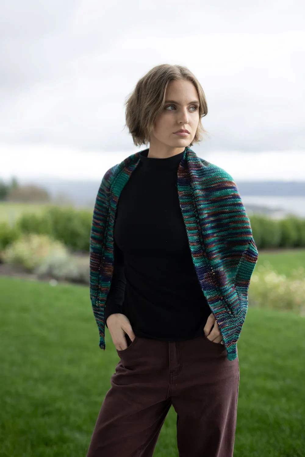 Madelinetosh Mesa Drift Shawl Strickanleitung PDF DK