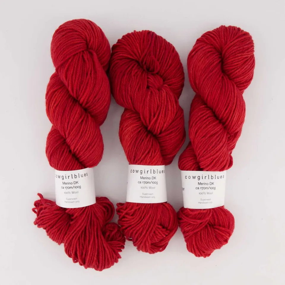 Cowgirlblues Merino DK Chilli Pepper Wolle handgefärbt