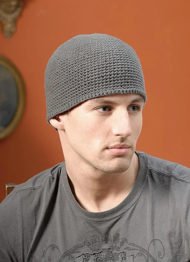 Blue Sky Fibers Classic Men’s Beanie Häkelanleitung Mütze