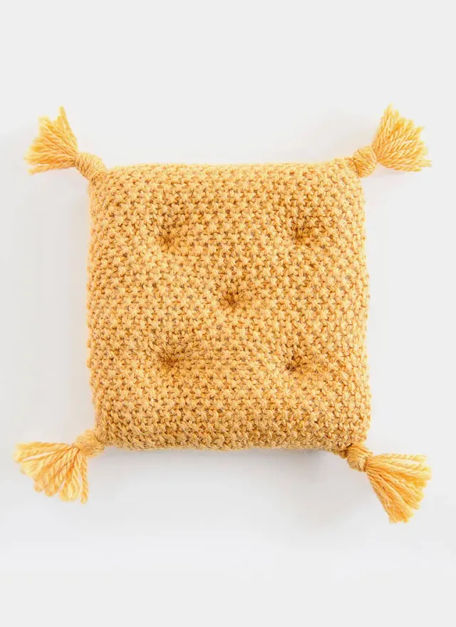 Blue Sky Fibers Royal Pillow Kissen Strickanleitung Tuft