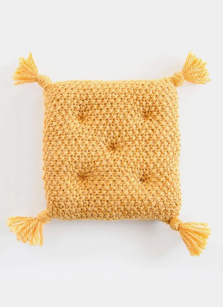 Blue Sky Fibers Royal Pillow Kissen Strickanleitung Tuft