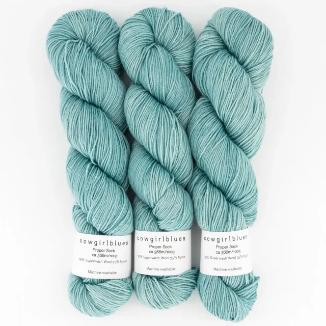 Cowgirlblues Proper Sock Low Tide Sockenwolle handgefärbt