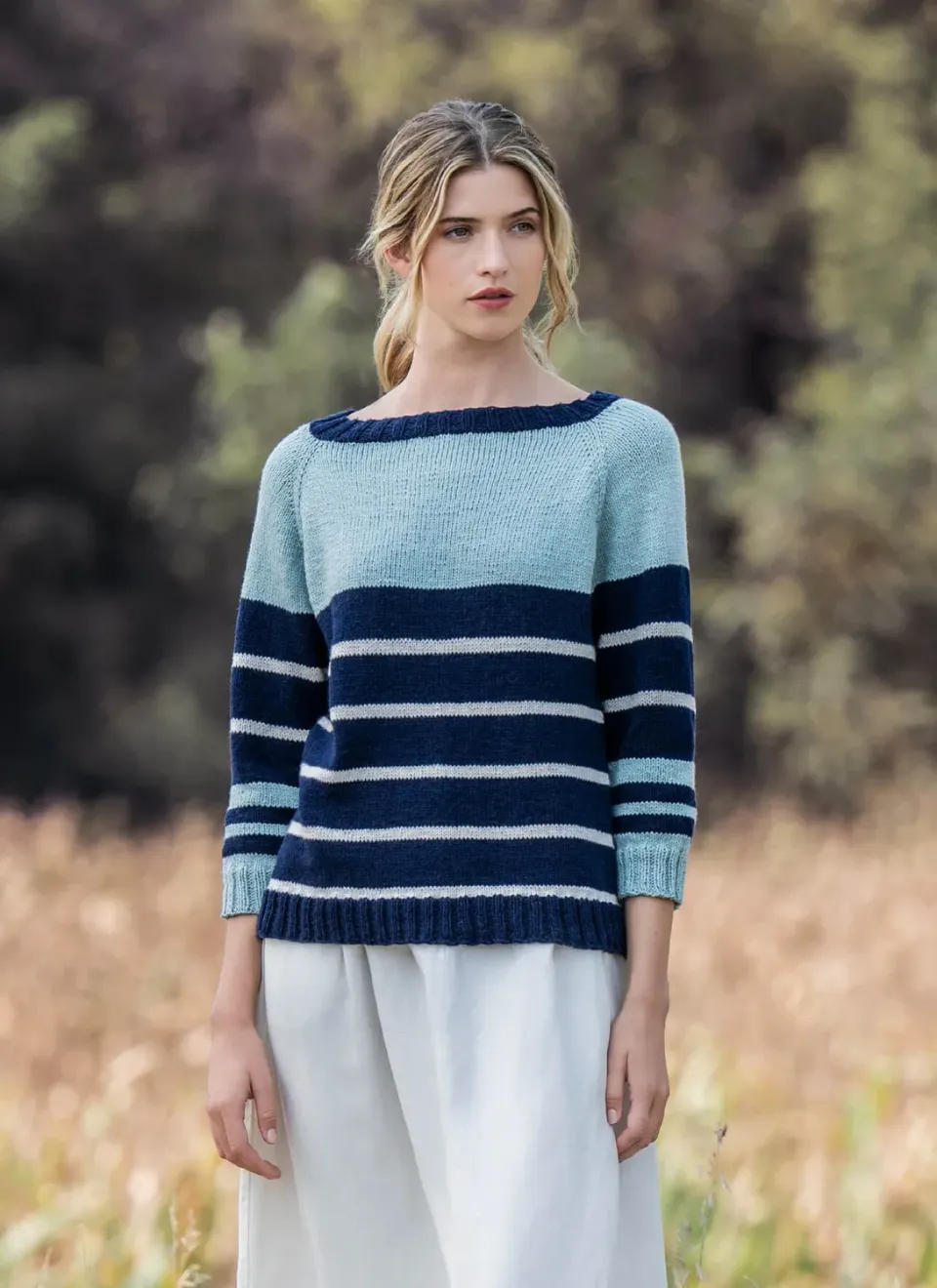 Blue Sky Fibers Camden Sweater Pulloveranleitung