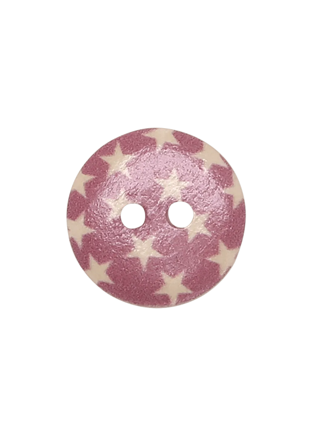 Go Handmade Pink-Star Knöpfe 15 mm 8 Stk