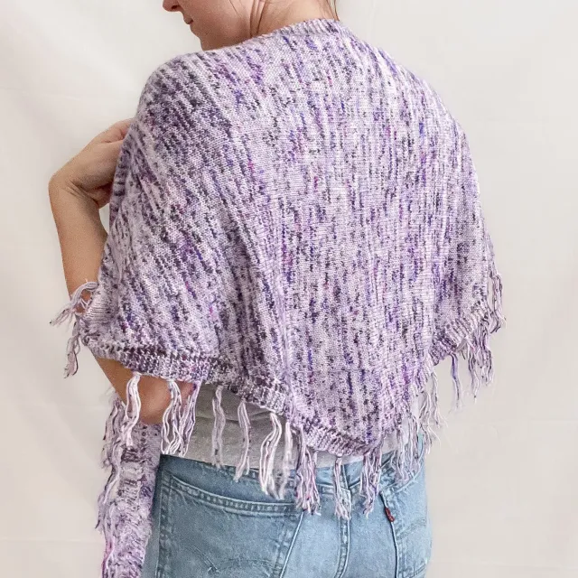 Madelinetosh Midnight Aura Strickanleitung Dreieckstuch PDF