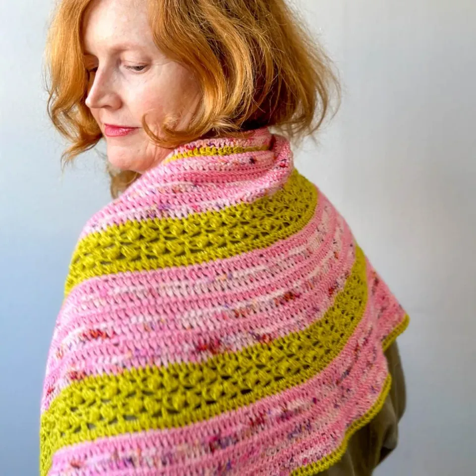 Cowgirlblues Field of Dreams Shawl Strickkit Proper Sock