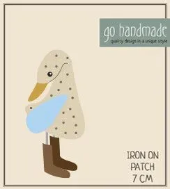 Go Handmade AND DOTTI Bügelbild 7 cm