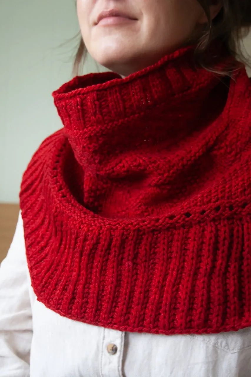 Madelinetosh Pecan Valley Cowl Strickanleitung PDF Dickie