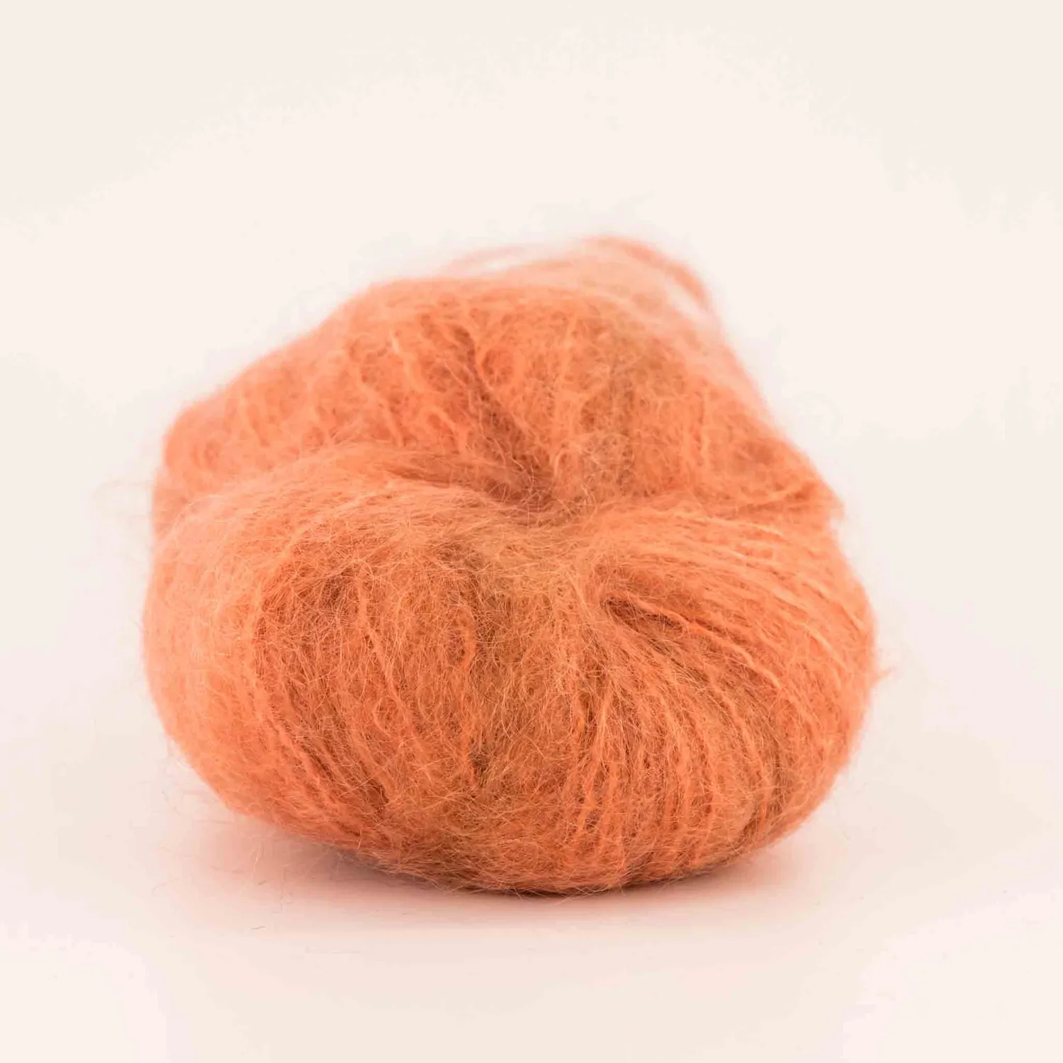 Cowgirlblues Fluffy Terracotta Mohairwolle handgefärbt