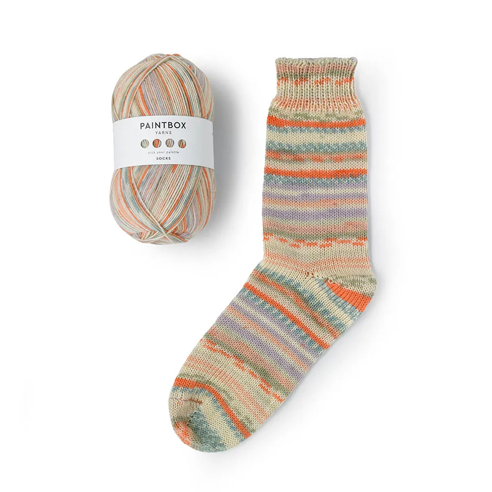 Paintbox Yarns Socks Sockenwolle 10x100g Set selbstmusternd