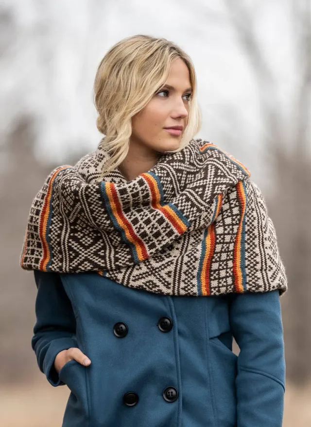 Blue Sky Fibers Classic Series Edmonton Wrap Strickanleitung Loop