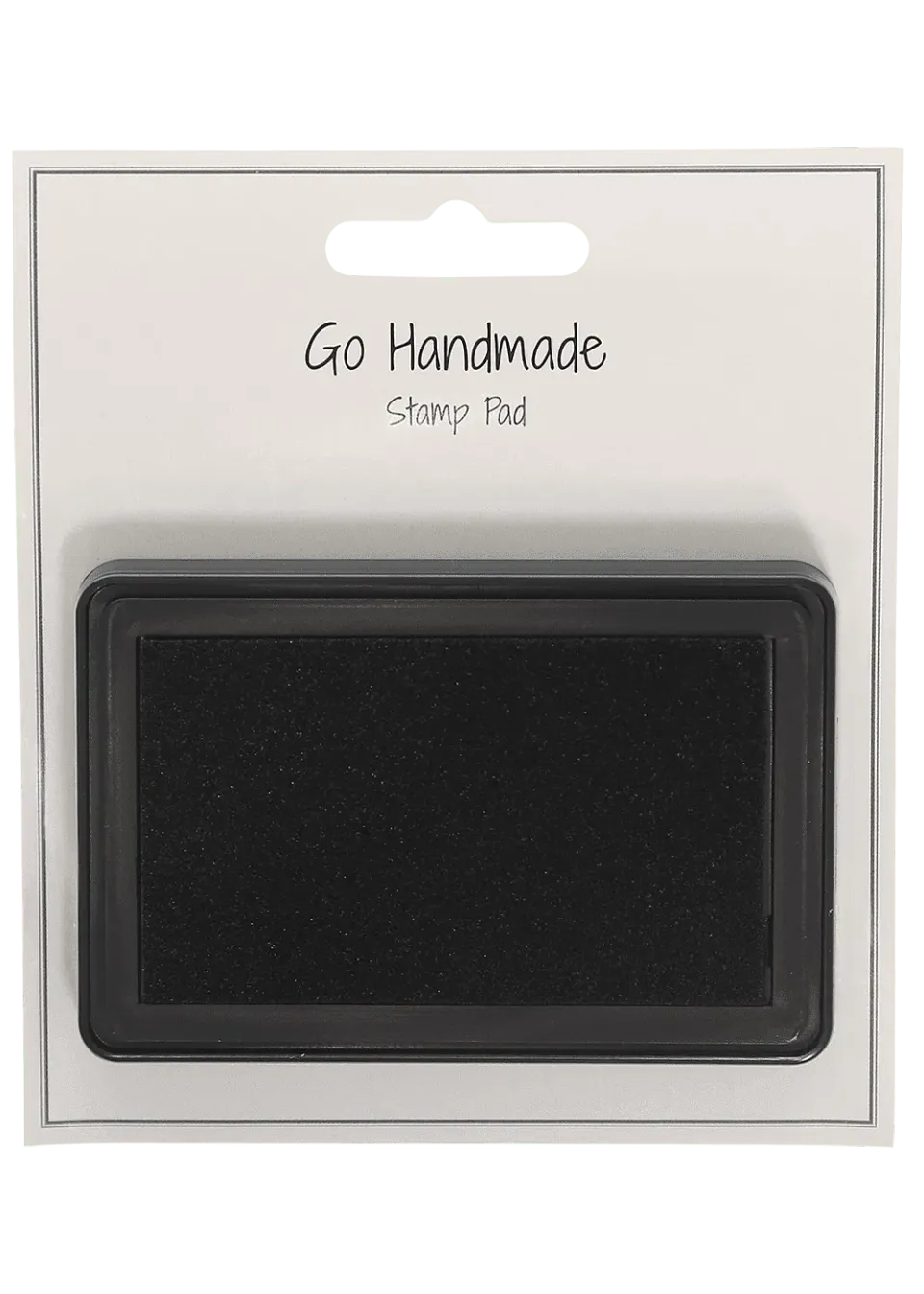 Go Handmade Stempelkissen Schwarz für Stempel