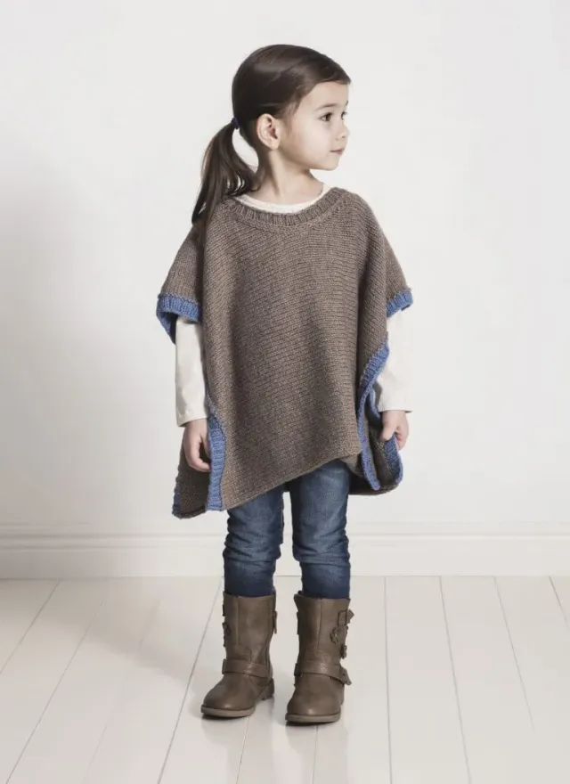 Blue Sky Fibers Classic Series 201623 Puddle Jumper Poncho Anleitung