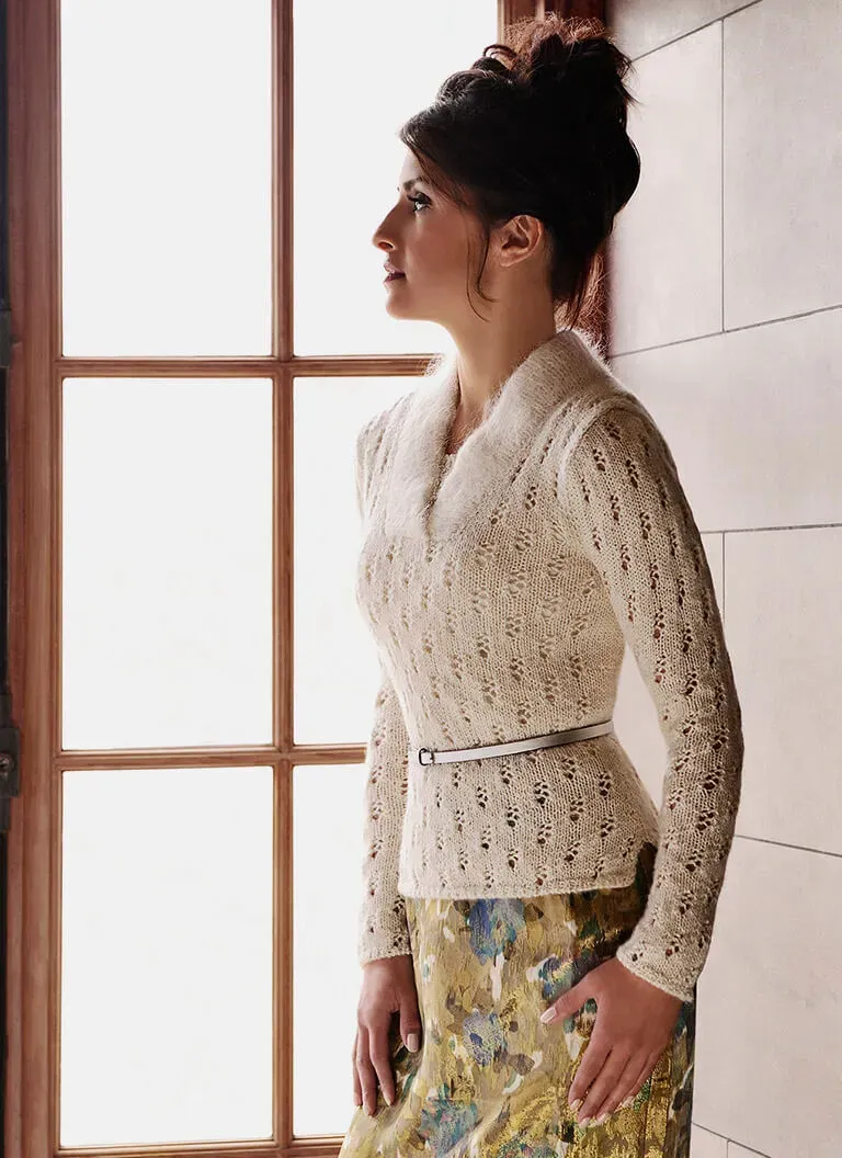 Blue Sky Fibers Fitted Lace FLP Strickanleitung Pullover tailliert