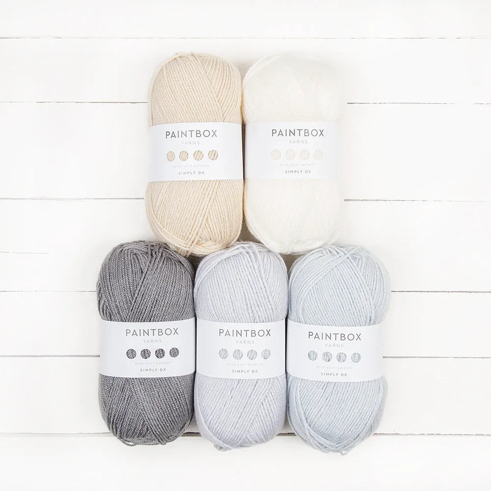 Paintbox Yarns Simply DK 5er Farbpaket Wolle Hedgerow Acryl