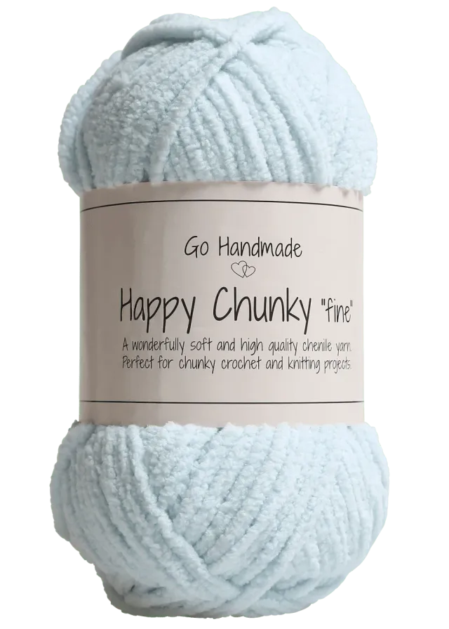 Go Handmade Happy Chunky fine Chenillegarn 50 g
