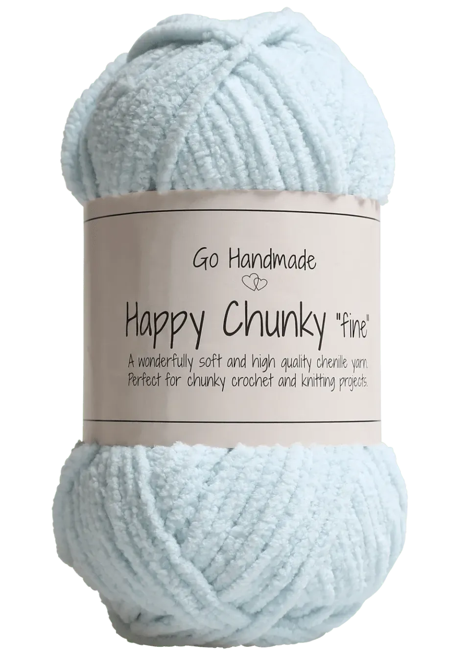 Go Handmade Happy Chunky fine Chenillegarn 50g