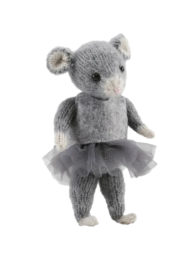 Go Handmade Emma Häkelpuppe Anleitung 21cm Grau