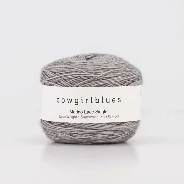 Cowgirlblues Merino Lace Silver Fox Wolle grau