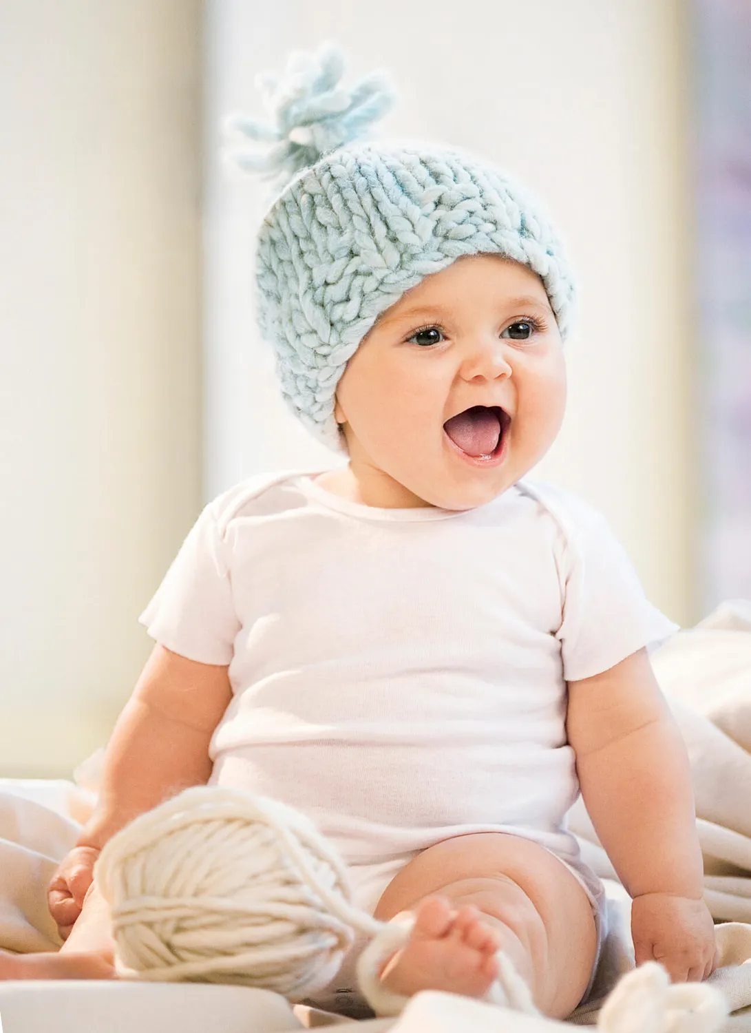 Blue Sky Fibers Classic Series Bulky Baby Hat Strickanleitung Baby