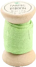 Go Handmade Stoffband grün 10 mm x 2 m
