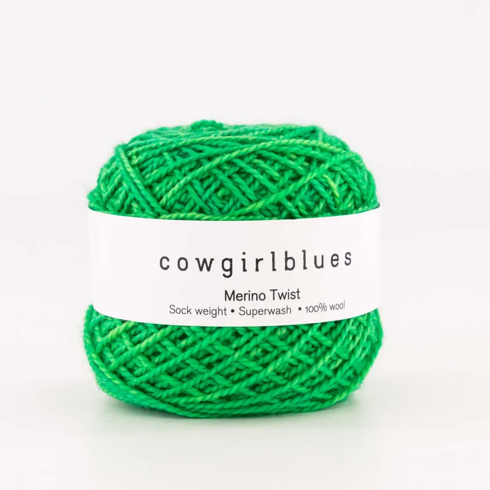 Cowgirlblues Merino Twist Wolle Evergreen 50g handgefärbt