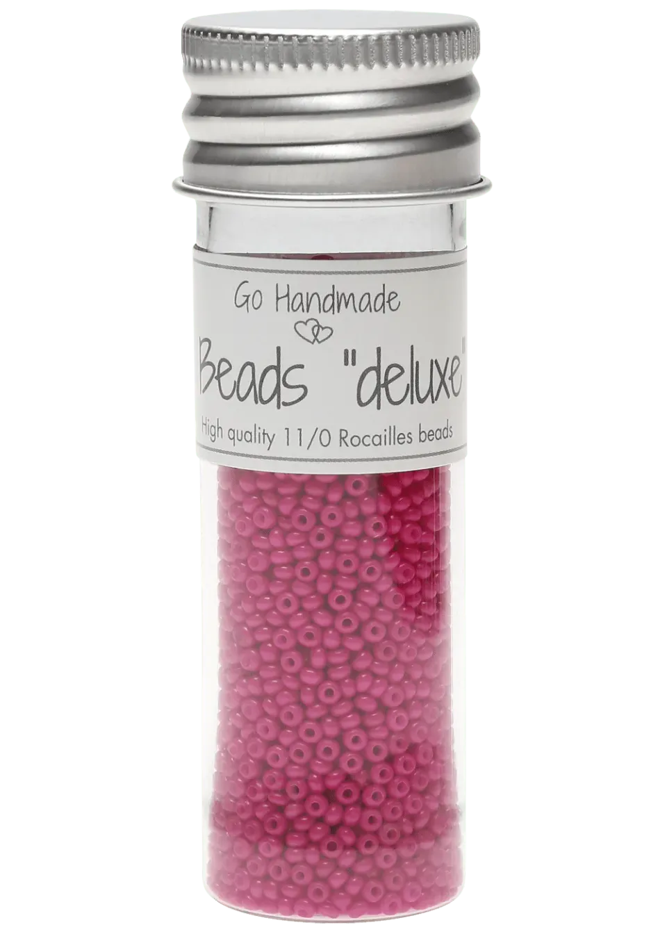 Go Handmade Glasperlen Pink 30 g 2,1 mm Loch