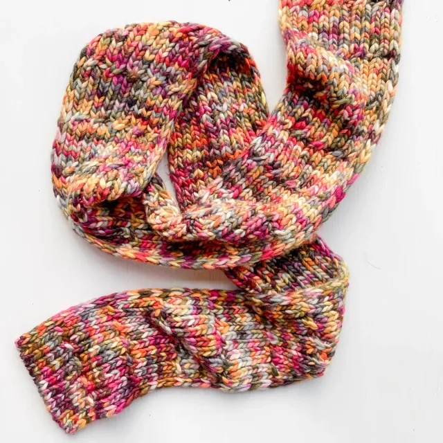 Madelinetosh Clover Schal Strickkit Small Rocky Mountain High