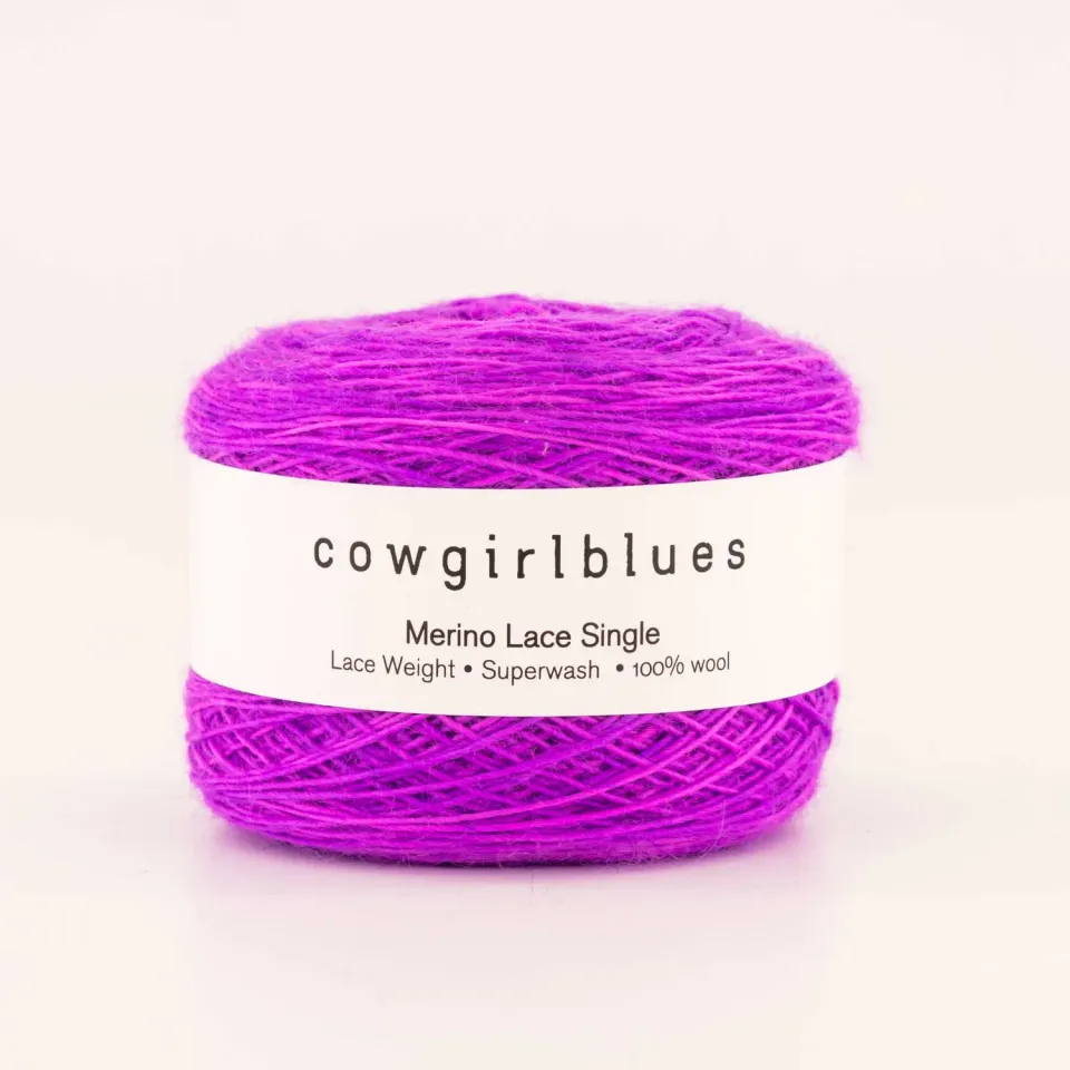 Cowgirlblues Merino Lace African Violet Wolle handgefärbt