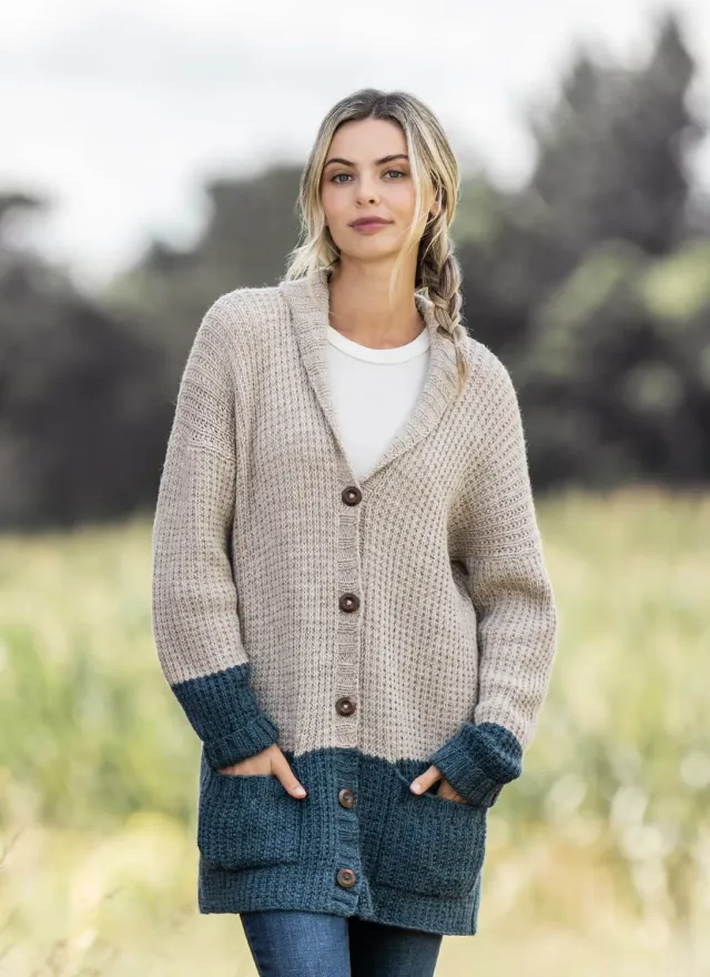 Blue Sky Fibers Northbrook Cardigan 202313 Strickjacke Anleitung
