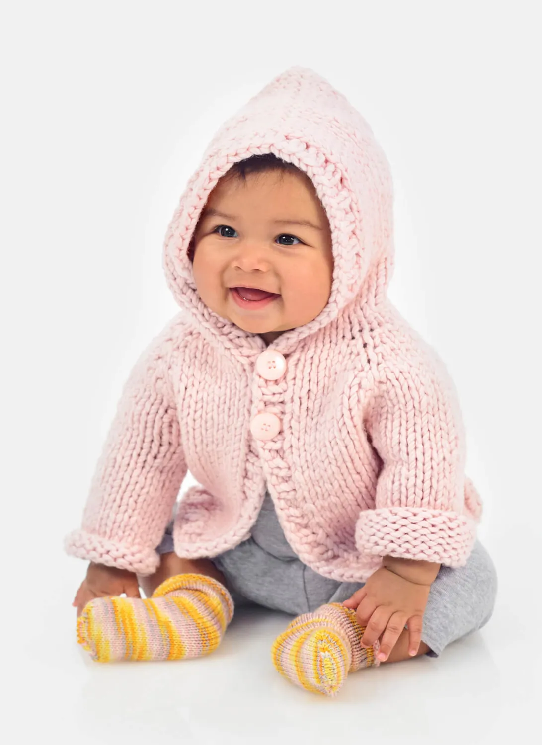Blue Sky Fibers Classic Honeybear Hoodie Sweetie Socks Strickanleitung Kinder