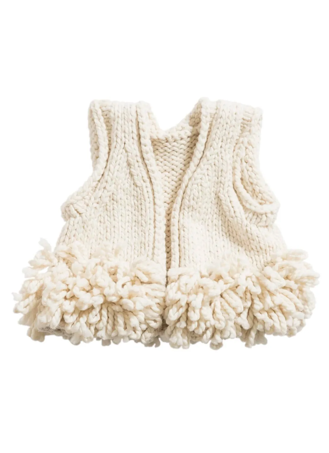 Blue Sky Fibers Classic Series Lucky Loop Vest Strickanleitung Superwash