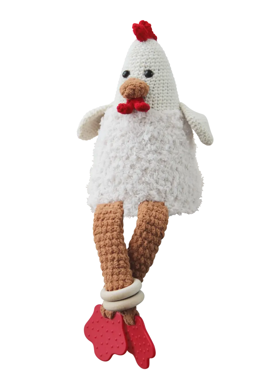 Go Handmade Sansehuhn Häkelanleitung 40 cm Rassel