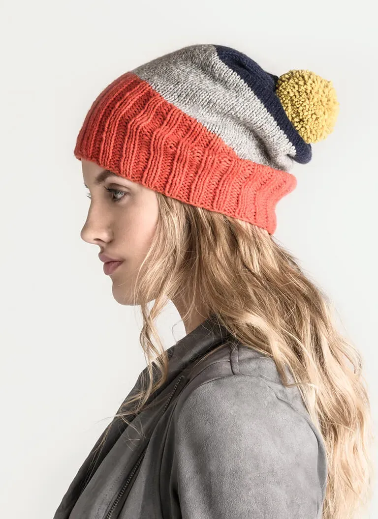 Blue Sky Fibers Skyline Slouch Strickanleitung 2 Mützen