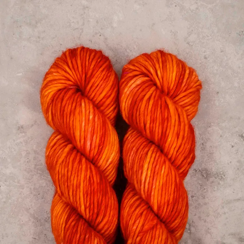 Madelinetosh ASAP GG Loves Orange Superbulkywolle 82m