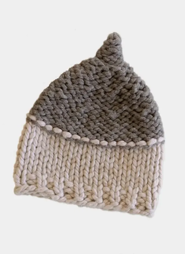 Blue Sky Fibers Classic Series Acorn Hat Strickanleitung Mütze OTR10