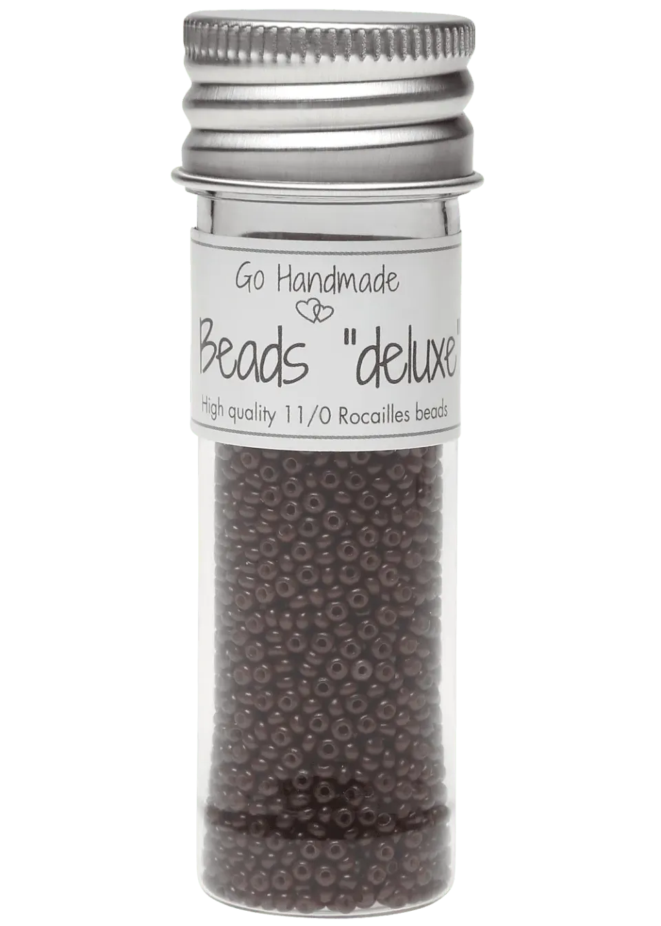 Go Handmade Glasperlen Espresso 30g Rocailleperlen