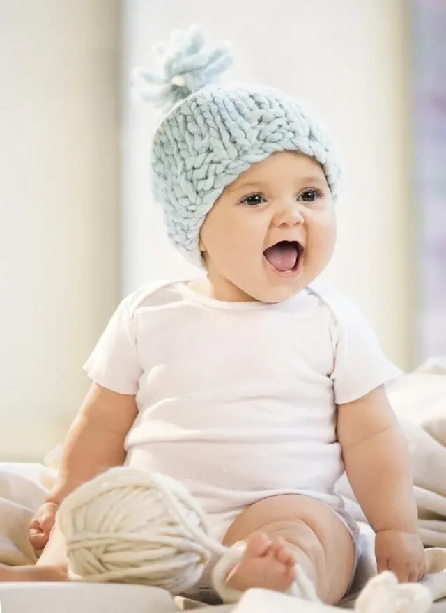 Blue Sky Fibers Classic Series Bulky Baby Hat Strickanleitung Baby
