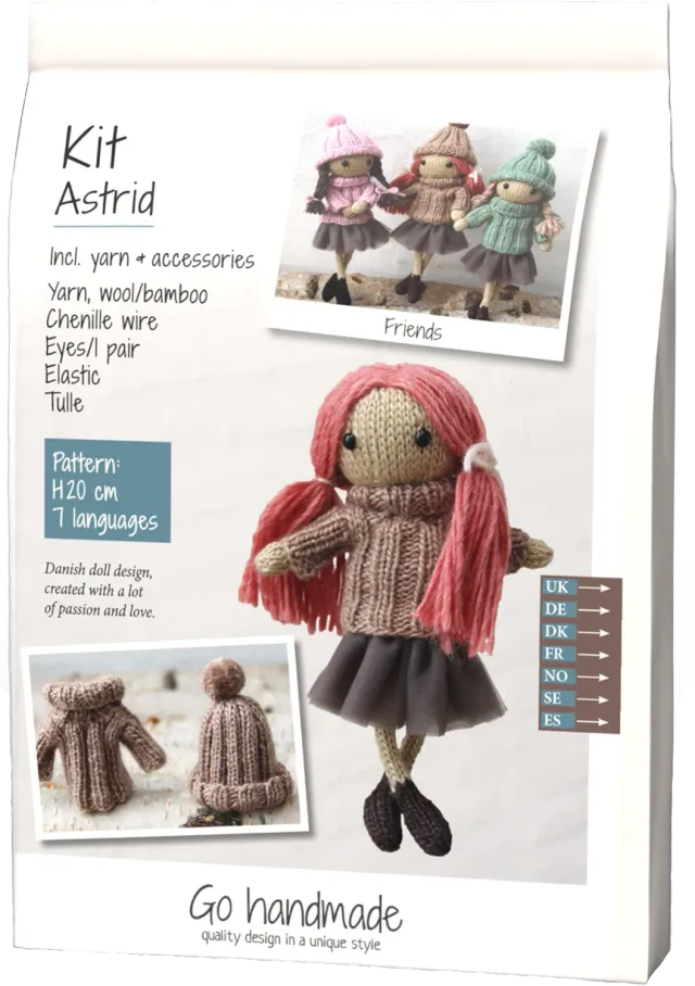 Go Handmade Astrid Strickset Vintage 58 g 7 mm Augen