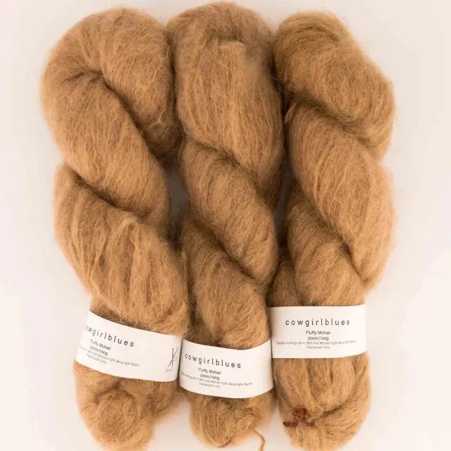 Cowgirlblues Fluffy Camel Mohairgarn handgefärbt