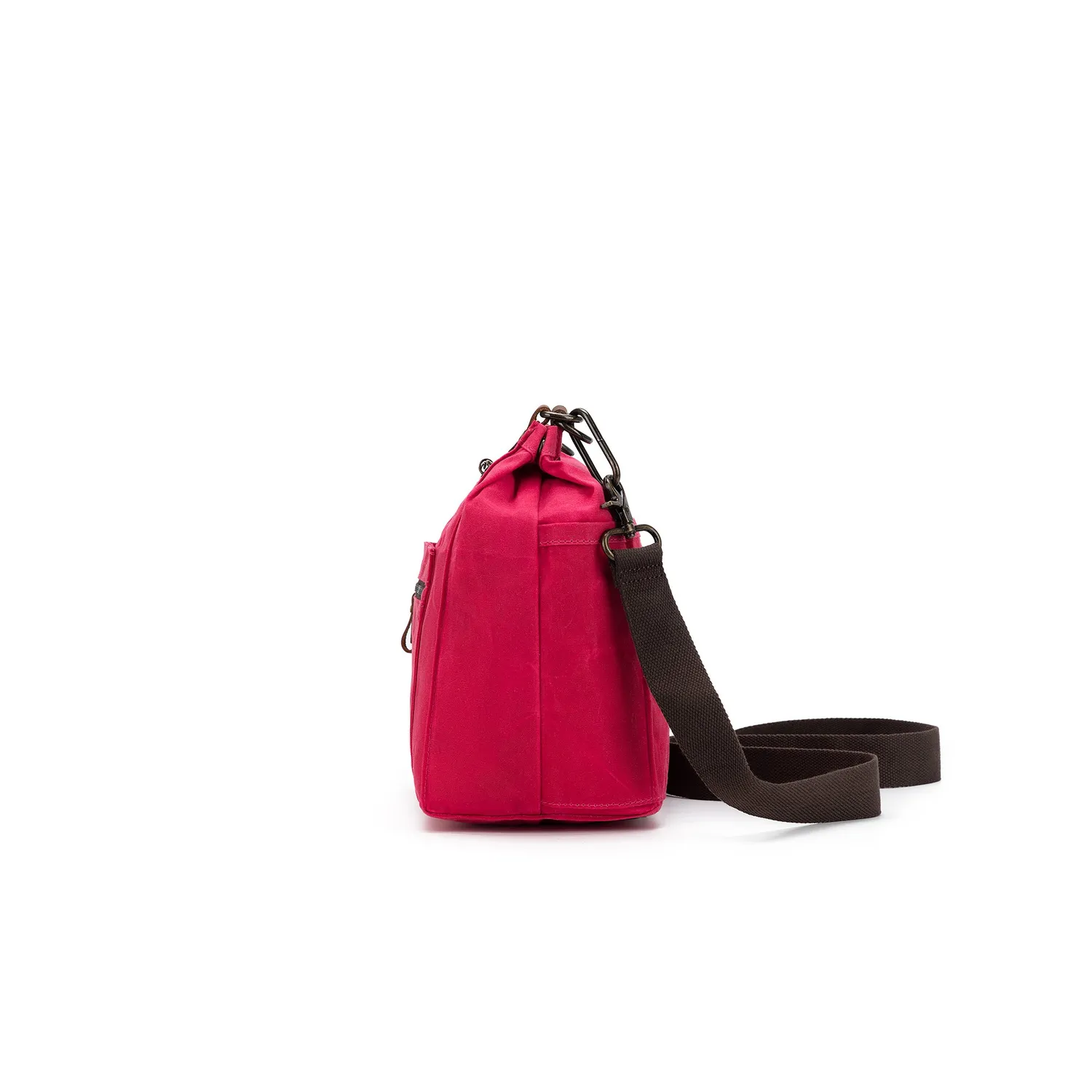 Madelinetosh Maker's Canvas Rucksack Projekttasche Vivid Rose