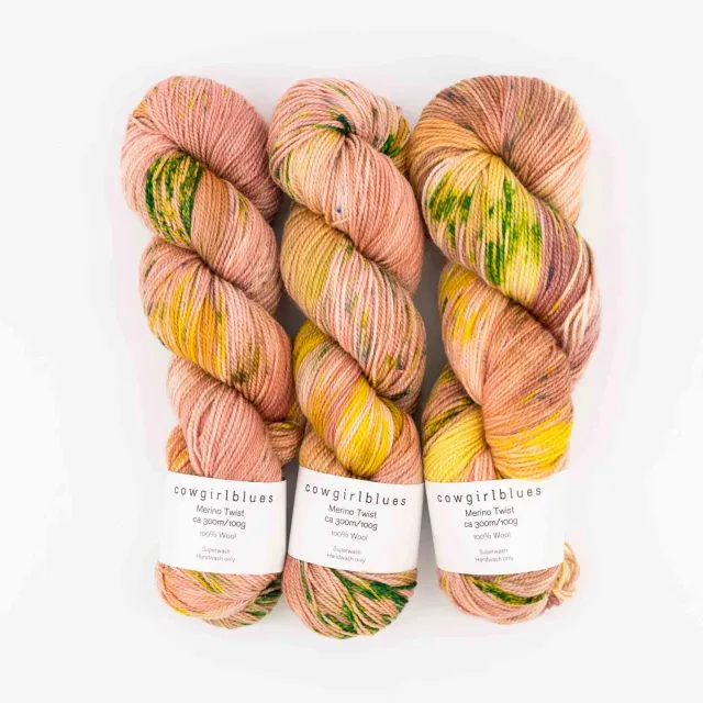 Cowgirlblues Merino Twist Wolle Adele 100g handgefärbt