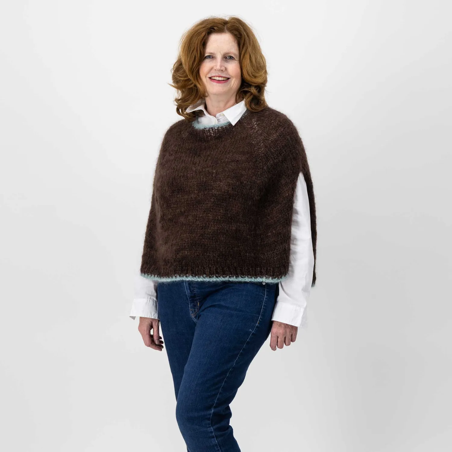 Cowgirlblues Easy Fluffy Poncho Strickset Mohair